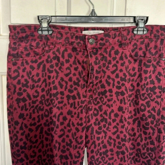 Social Standard by Sanctuary Leopard Skinny Jeans Size 14 - Picture 2 of 5